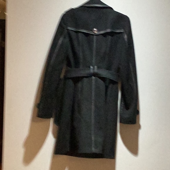 BCBGMAXAZRIA Women's Black Trench Coat - Picture 4 of 12